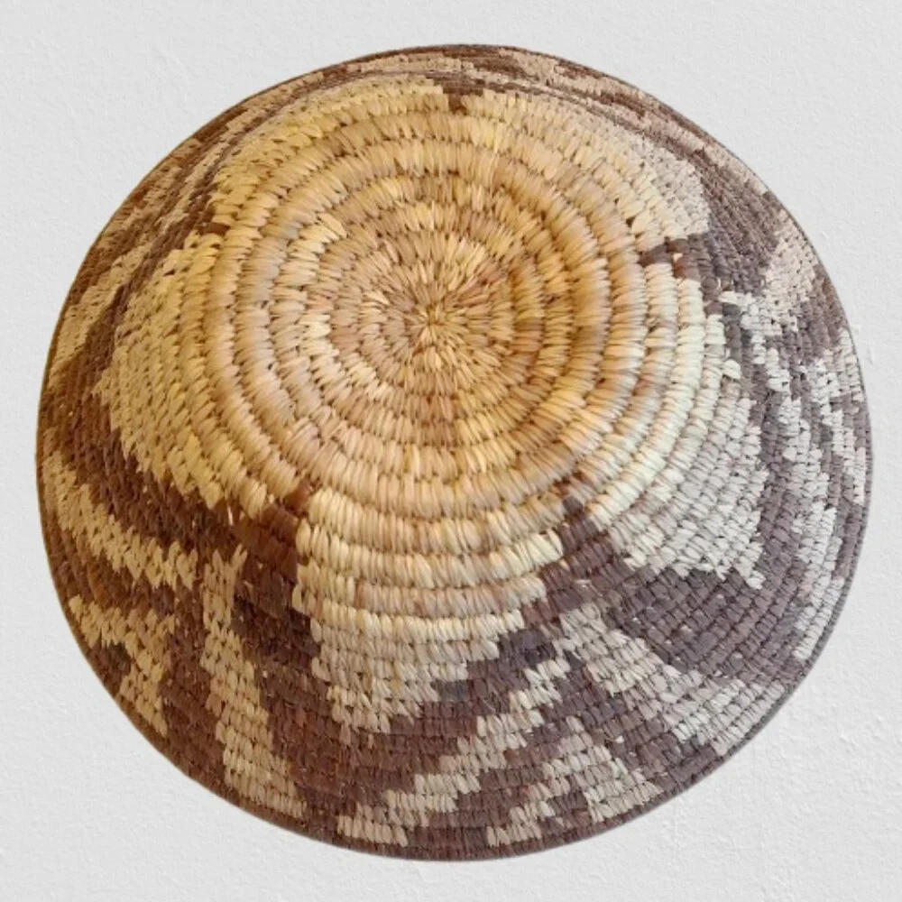 Coiled Vintage Bowl Basket Wall Art 11.5